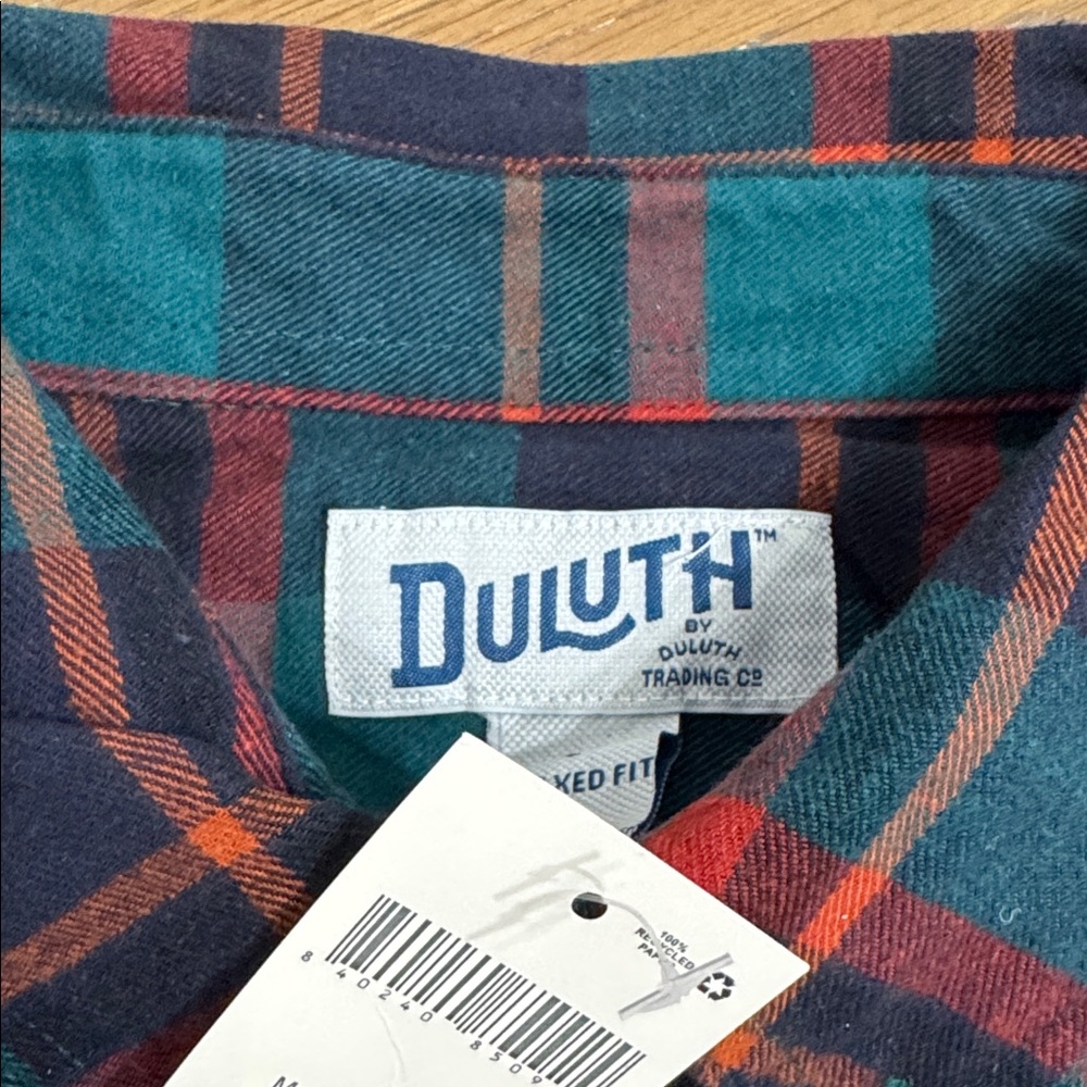 Duluth Trading Co Plaid Shirt - Blue and Red - Picture 2 of 3